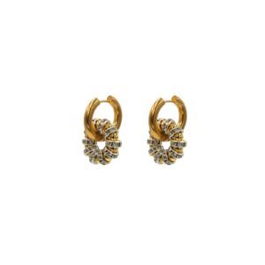 Manpasi Earring With Snow White Zirconia