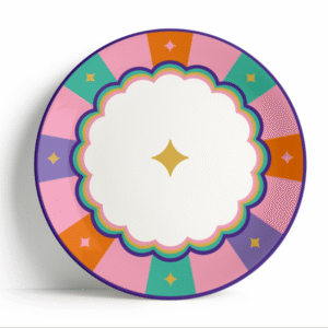 Circus Collection Porcelain Dinner Plate