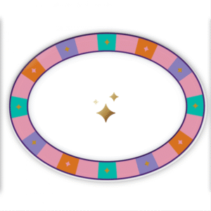 Circus Collection Oval Serving Platter