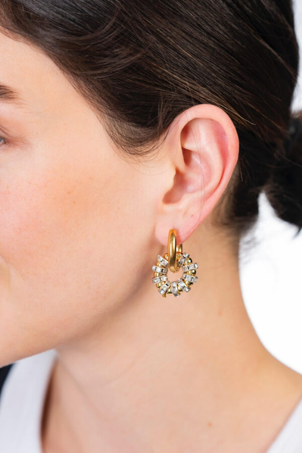 Manpasi Earring With Snow White Zirconia - Image 2