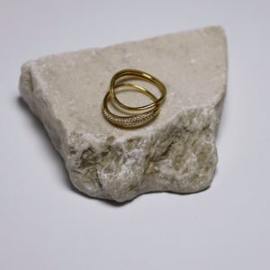 Twin Gleam Duo Rings
